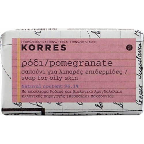 Korres Σαπούνι Ρόδι για Λιπαρές Επιδερμίδες 125gr