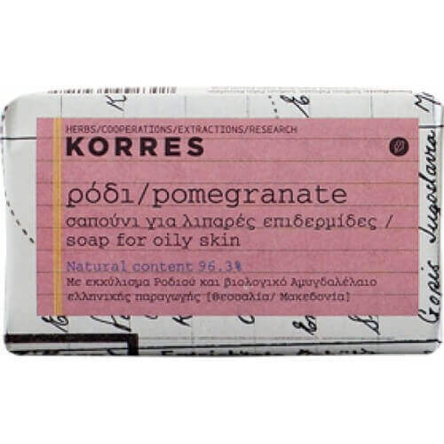 Korres Σαπούνι Ρόδι για Λιπαρές Επιδερμίδες 125gr Korres Σαπούνι Ρόδι για Λιπαρές Επιδερμίδες 125gr