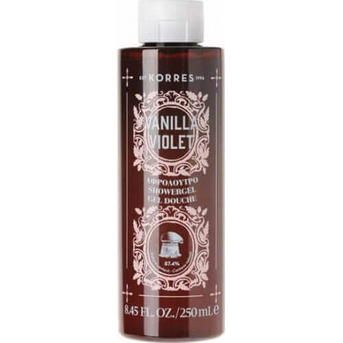 Korres Shower Gel Vanilla Violet 250ml