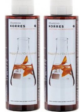 Korres Σαμπουάν Για Βαμμένα Μαλλιά με Ηλίανθο & Τσάι του Βουνού 2x250ml