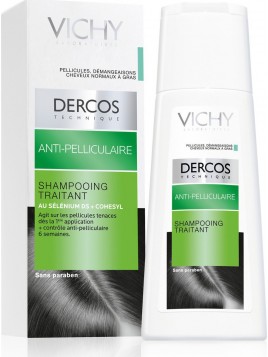 Vichy Dercos Anti - Dandruff Shampoo (Oily Hair) 200ml