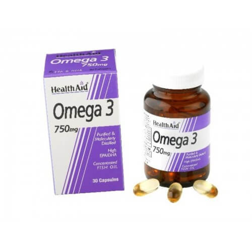 Health Aid Omega 3 750mg 60 κάψουλες