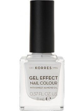 Korres Gel Effect Nail Colour 1 Blanc White