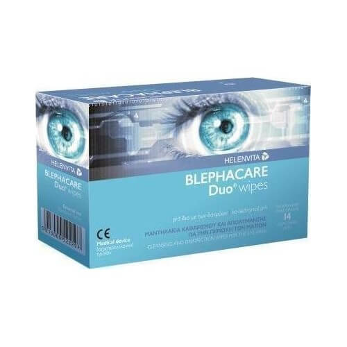 Helenvita BlephaCare Duo Υγρά Μαντηλάκια 14τμχ Helenvita BlephaCare Duo Υγρά Μαντηλάκια 14τμχ