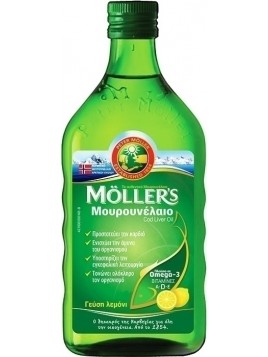 Moller's Cod Liver Oil 250ml Λεμόνι