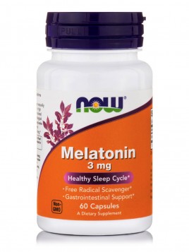 Now Foods Melatonin 3mg 60 κάψουλες