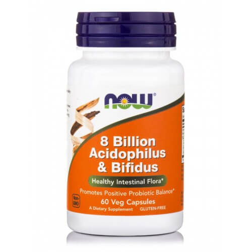 Now Foods Acidophilus/Bifidus 8 Billion 60 κάψουλες