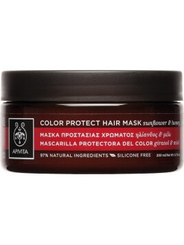 Apivita Hair Mask Προστασίας Χρώματος με Ηλίανθο & Μέλι 200ml