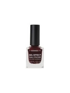 Korres Gel Effect Nail Colour 57 Burgundy Red