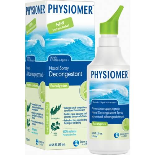 Physiomer Hypertonic Eucalyptus 135ml από 6 Ετών