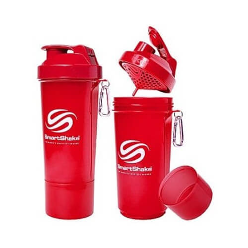 SmartShake Slim 500ml Neon-Κόκκινο Smart Shake