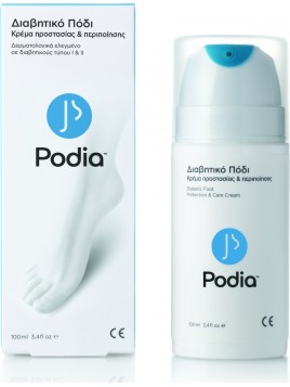 Podia Διαβητικό Πόδι - Κρέμα Προστασίας & Περιποίησης σε περιέκτη Airless 100 ml