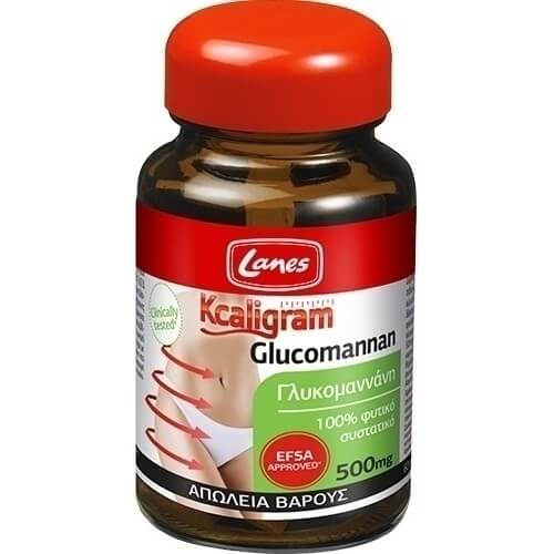 Lanes Kcaligram Glucomannan 60 κάψουλες 500mg