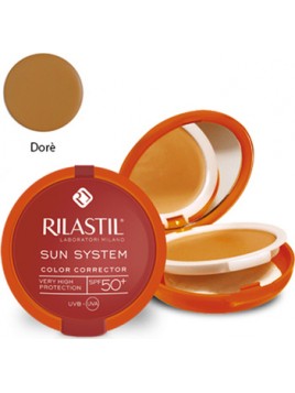 Rilastil Sun System Uniforming Compact Αντηλιακή Πούδρα Προσώπου SPF50 με Χρώμα 03 Bronze 10gr