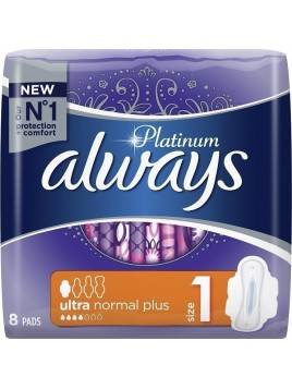 Always Platinum Ultra Normal Plus No1 Wings 8τμχ