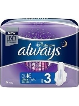 Always Platinum Ultra Night 6τμχ