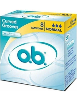 O.B. Original Curved Grooves Normal 8τμχ