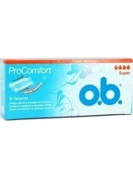 O.B. Procomfort Curved Grooves Super 16 τμχ