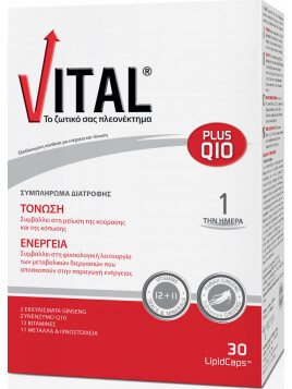 Vital Plus Q10 30 μαλακές κάψουλες