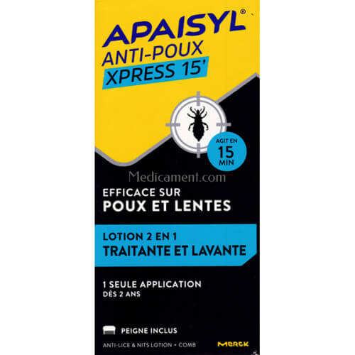 Apaisyl Anti-Poux Xpress 15' 100ml