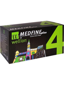 Wellion Medfine Plus 4mm 100τμχ