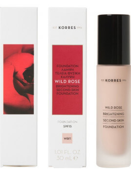 Korres Rose Brightening Second-Skin Foundation SPF15 WRF1 30ml