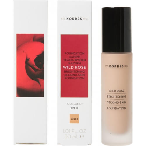 Korres Wild Rose Brightening Second-Skin Foundation SPF15 WRF2 30ml