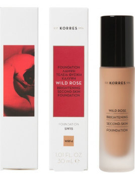 Korres Wild Rose Brightening Second-Skin Foundation SPF15 WRF4 30ml