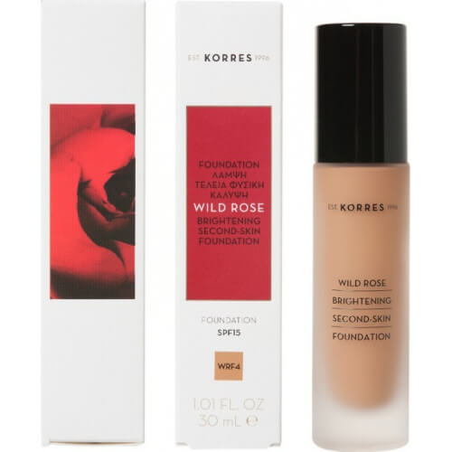 Korres Wild Rose Brightening Second-Skin Foundation SPF15 WRF4 30ml