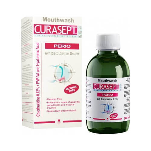 Curaprox Curasept ADS Perio 212 Chlorhexidine 0.12% + PVP+VA 200ml