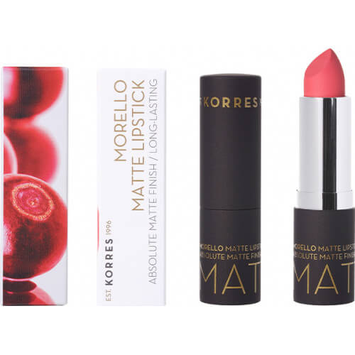 Korres Morello Matte Lipstick 49 Watemelon Sorbet