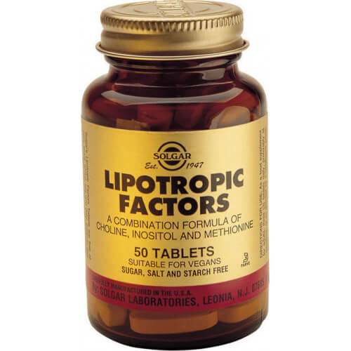 Solgar Lipotropic Factors 50 ταμπλέτες Solgar Lipotropic Factors 50 ταμπλέτες