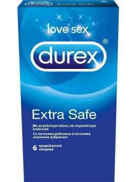 Durex Extra Safe 6τμχ