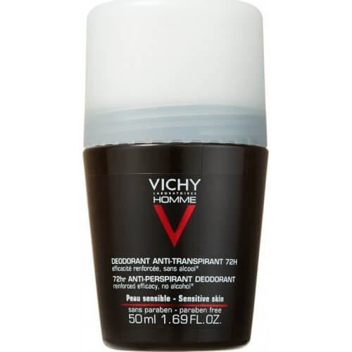 Vichy Homme Deodorant Anti-Transpirant Roll-On 72h 50ml