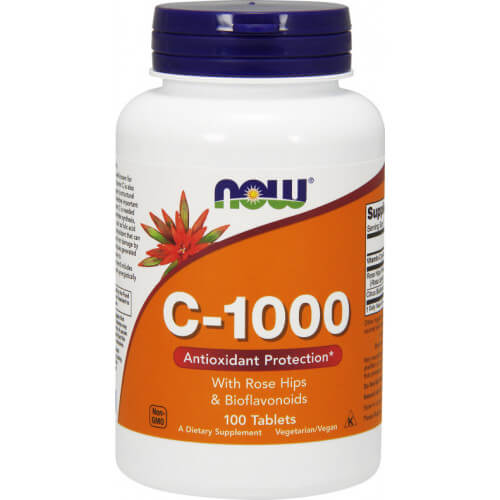 Now Foods C - 1000 With Rose Hips And Bioflavonoids 100 ταμπλέτες