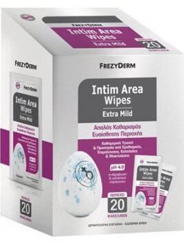 Frezyderm Intim Area Wipes Ph4.0 Extra Mild 20τμχ