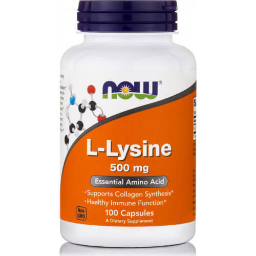 Now Foods L-Lysine 500mg 100 κάψουλες