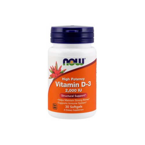 Now Foods Vitamin D3 2000iu 30 μαλακές κάψουλες
