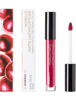 Korres Morello Matte Lasting Lip Fluid 74 Fig