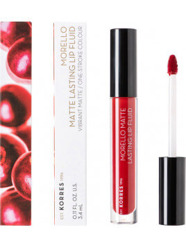 Korres Morello Matte Lasting Lip Fluid 59 Brick Red