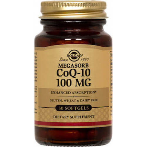 Solgar Vegeterian CoQ-10 100mg 30 μαλακές κάψουλες