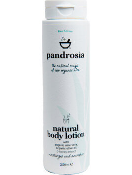 Pandrosia Natural Body Lotion With Organic Aloe Vera 250ml