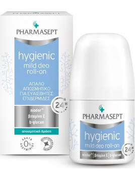 Pharmasept Hygienic Mild Deo 24h Roll-On για Ευαίσθητες Επιδερμίδες 50ml