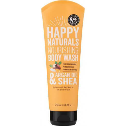 Happy Naturals Argan Oil & Shea Nourishing Body Wash 250ml