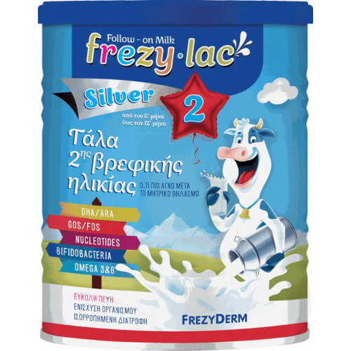 Frezyderm Γάλα σε Σκόνη Frezylac Silver 2 6m+ 400gr Frezyderm Γάλα σε Σκόνη Frezylac Silver 2 6m+ 400gr