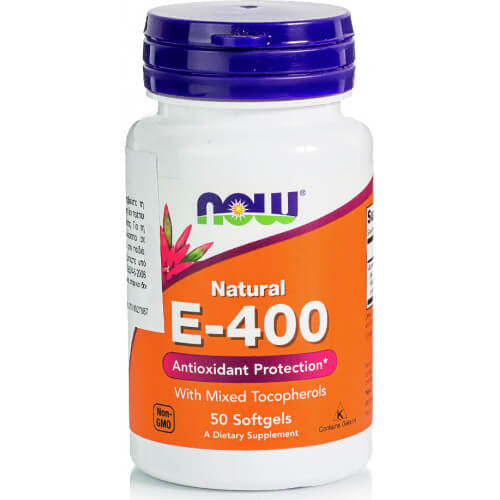 Now Foods E-400IU Mixed Tocopherols Unesterified 50 μαλακές κάψουλες