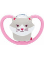 Nuk Space Σιλικόνης Pink Kitten 6-18m 1τμχ