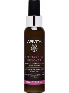 Apivita Eye Make Up Remover Ντεμακιγιάζ Ματιών Με Μέλι & Τίλιο 100ml