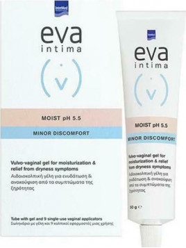 Intermed Eva Intima Minor Discomfort Moist pH 5.5 50gr & 9 εφαρμοστές