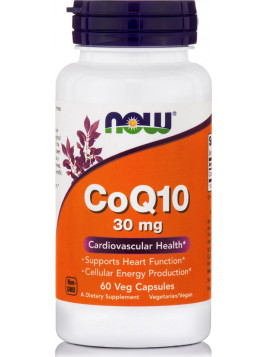 Now Foods CoQ10 30mg 60 φυτικές κάψουλες